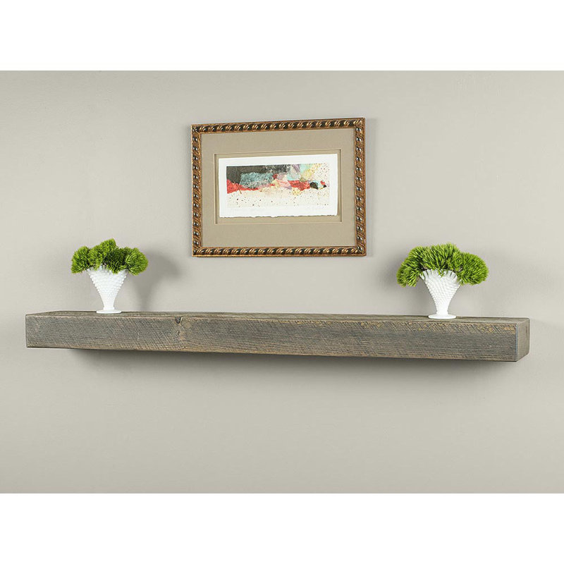 Mantels Direct Drift Wood Rustic Box Beam Fireplace Shelf Mantel